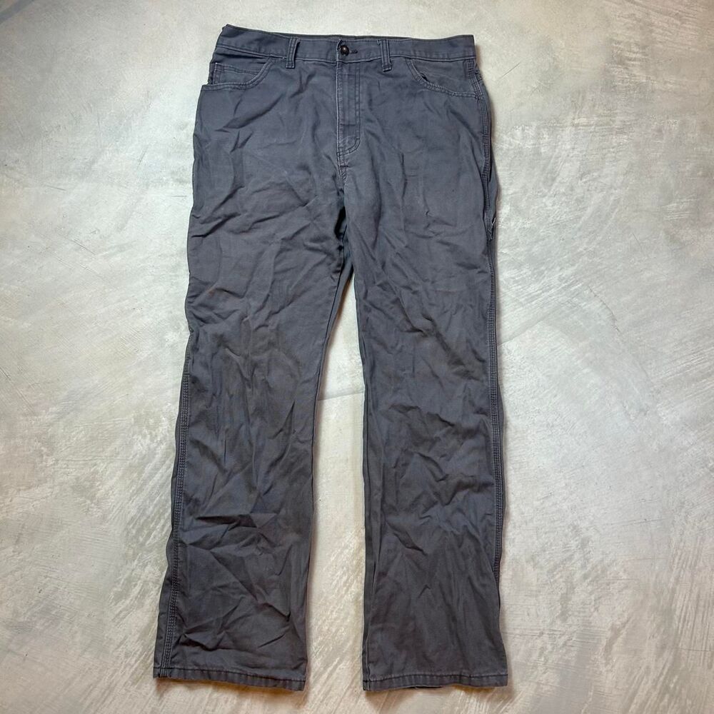 Dickies Men's Grey and Brown Trousers